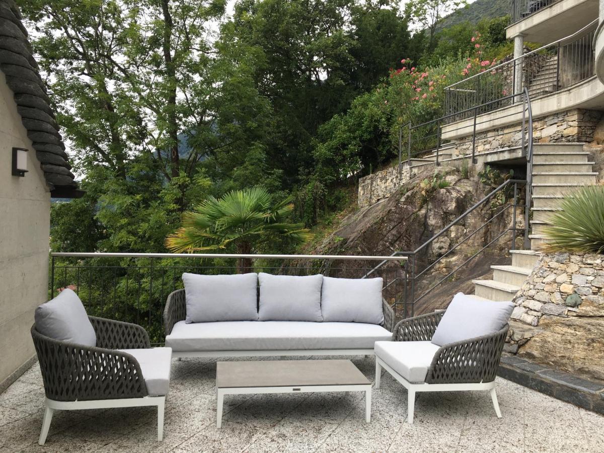 Rustico Resa: Brione Sopra Minusio Villa Eksteriør billede