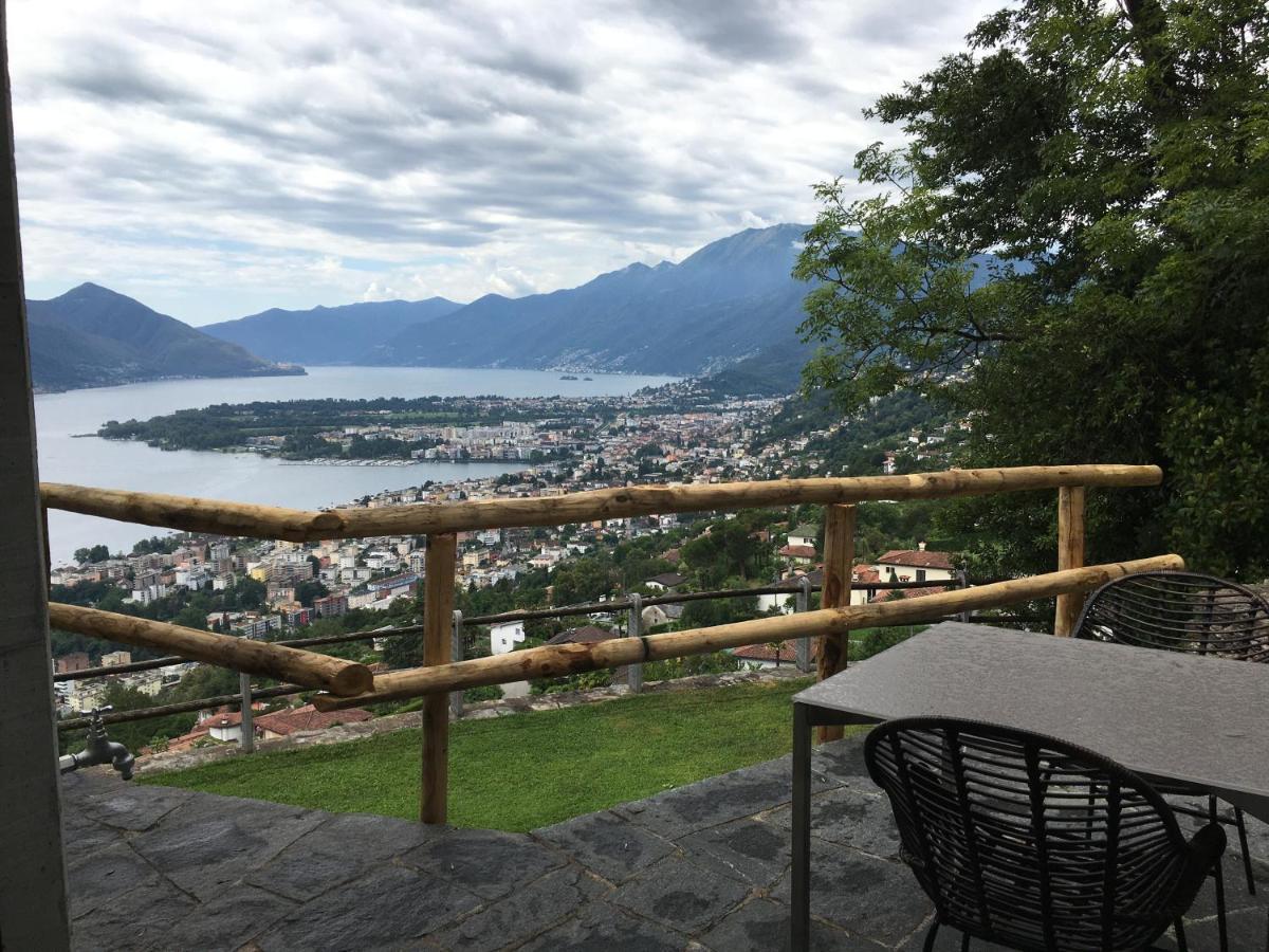 Rustico Resa: Brione Sopra Minusio Villa Eksteriør billede